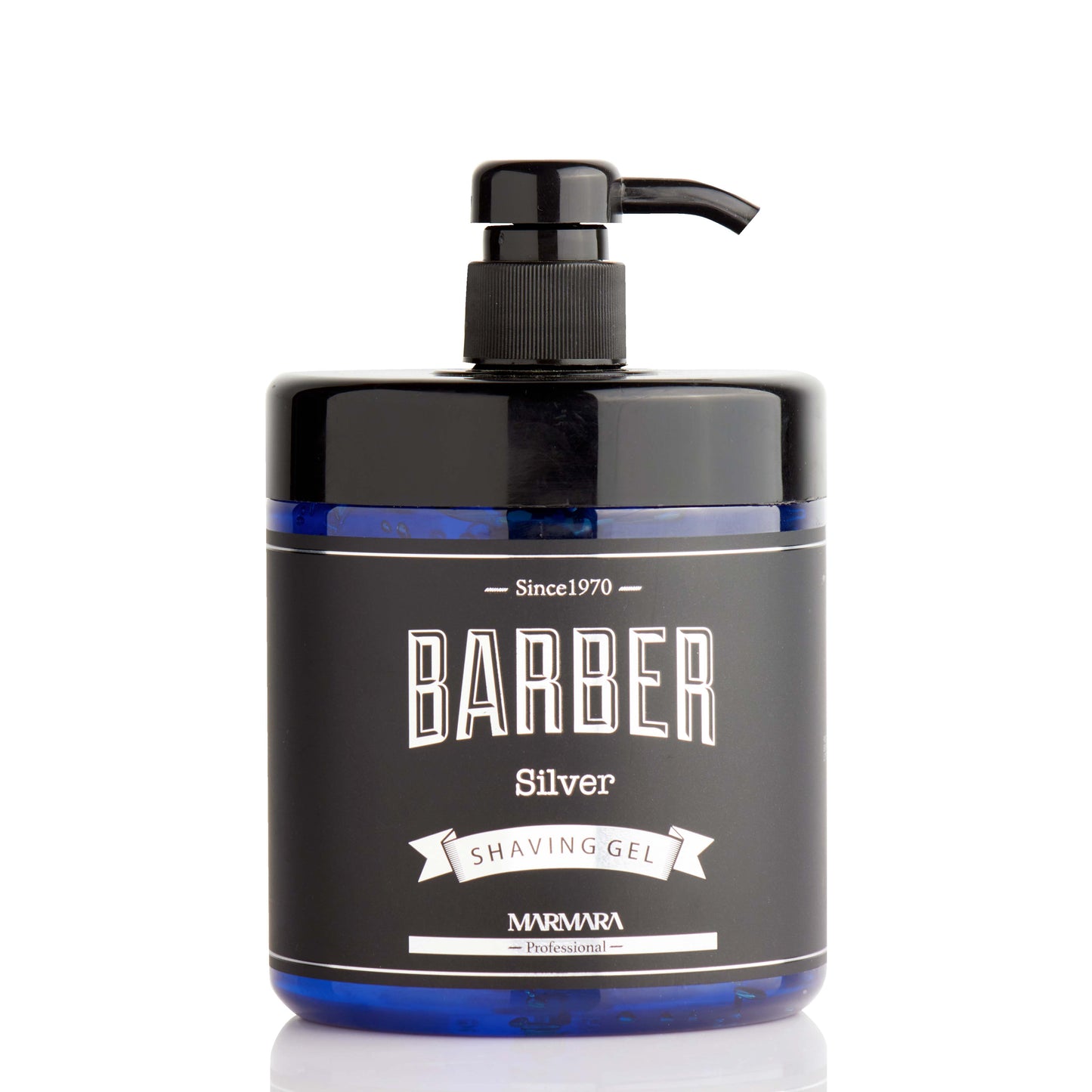 Barber Shaving Gel 1000 ml Silver